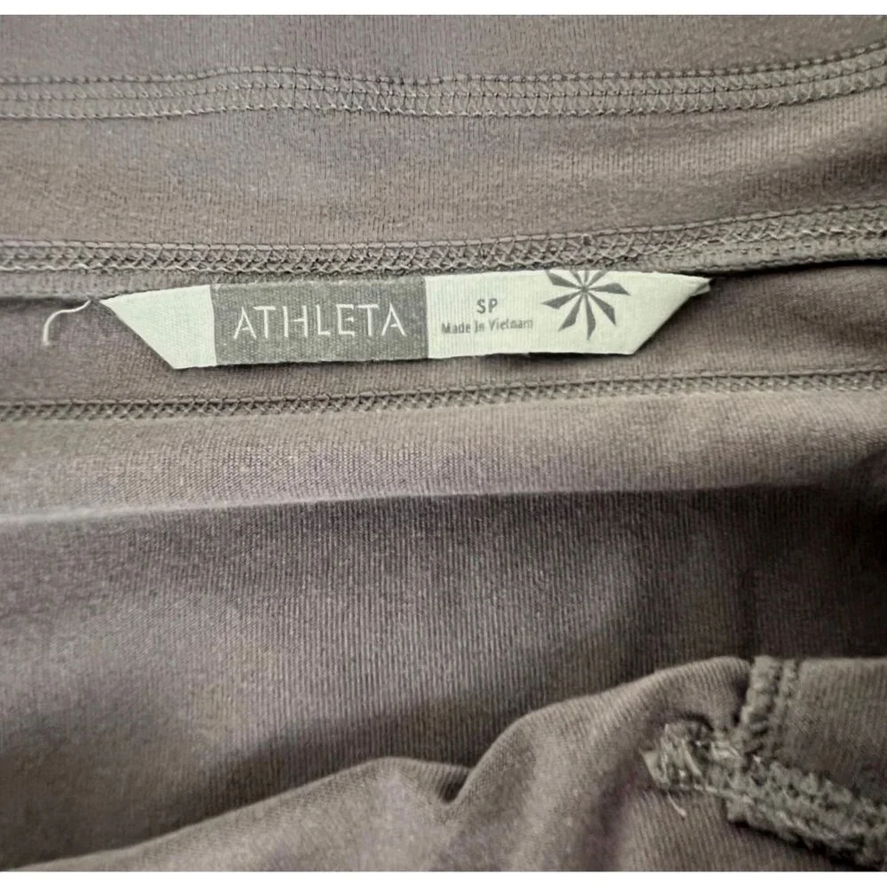 Athleta Jersey-Knit Skirt Gray with Pockets Sz. Small